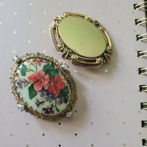 Vintage Brass Brooch Bundle